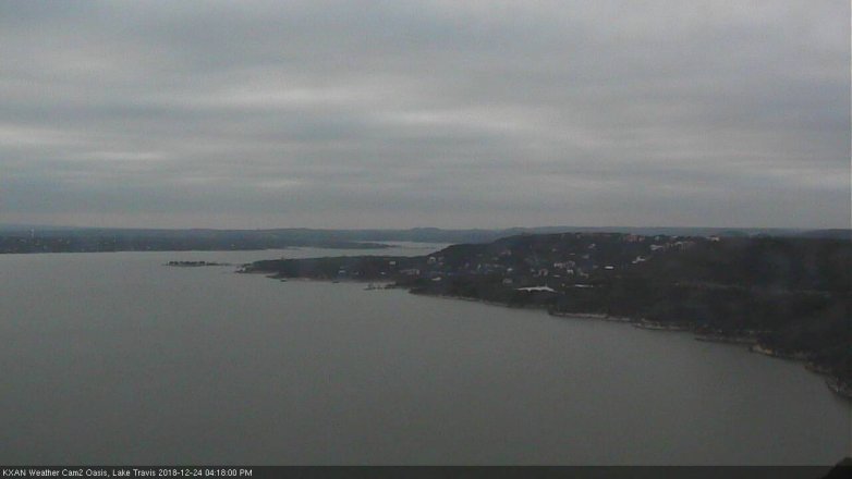 Lake Travis webcam, December 24, 2018 3:20 PM CT