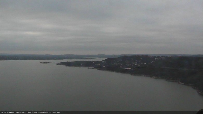 Lake Travis webcam, December 24, 2018 3:25 PM CT