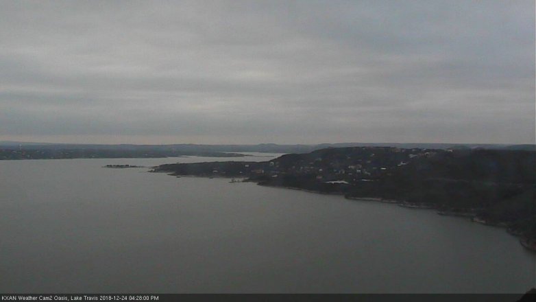Lake Travis webcam, December 24, 2018 3:30 PM CT