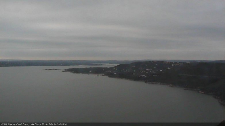 Lake Travis webcam, December 24, 2018 3:35 PM CT