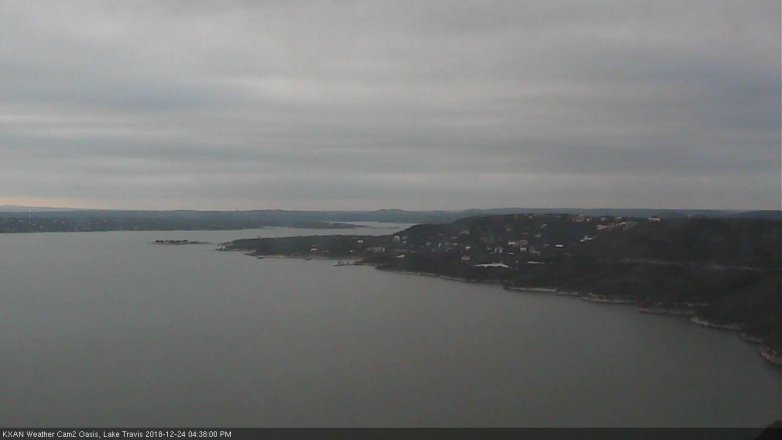 Lake Travis webcam, December 24, 2018 3:40 PM CT