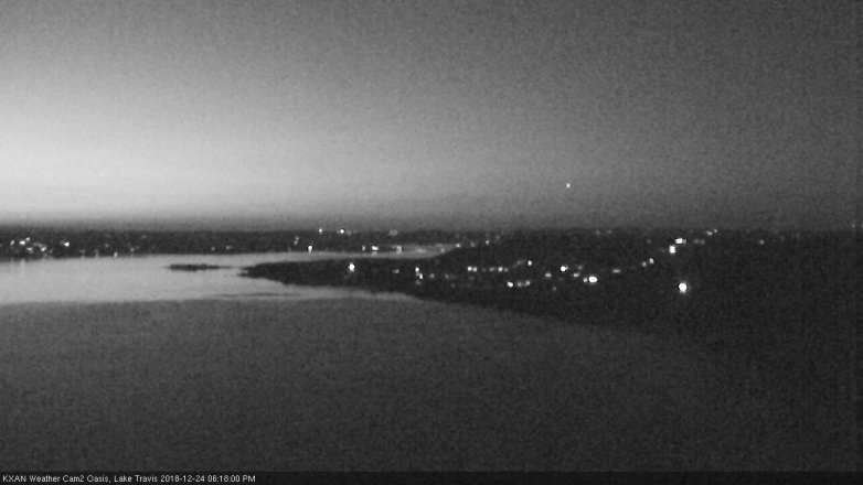 Lake Travis webcam, December 24, 2018 5:20 PM CT