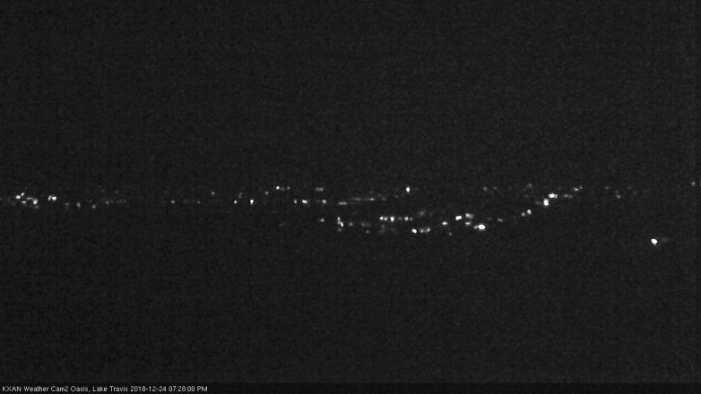 Lake Travis webcam, December 24, 2018 6:30 PM CT