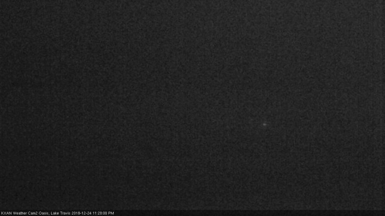 Lake Travis webcam, December 24, 2018 10:30 PM CT