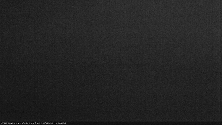Lake Travis webcam, December 24, 2018 10:45 PM CT