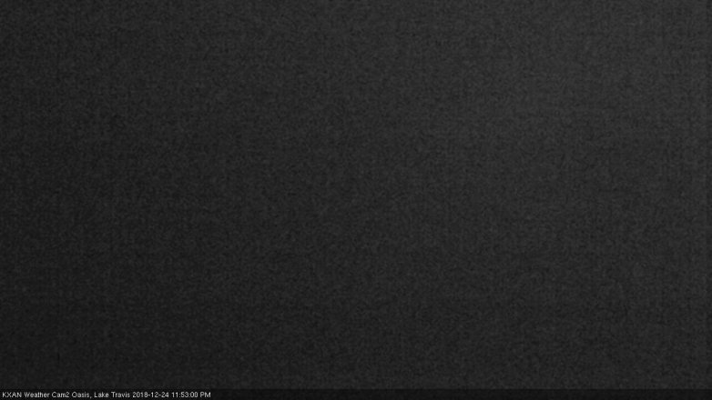 Lake Travis webcam, December 24, 2018 10:55 PM CT