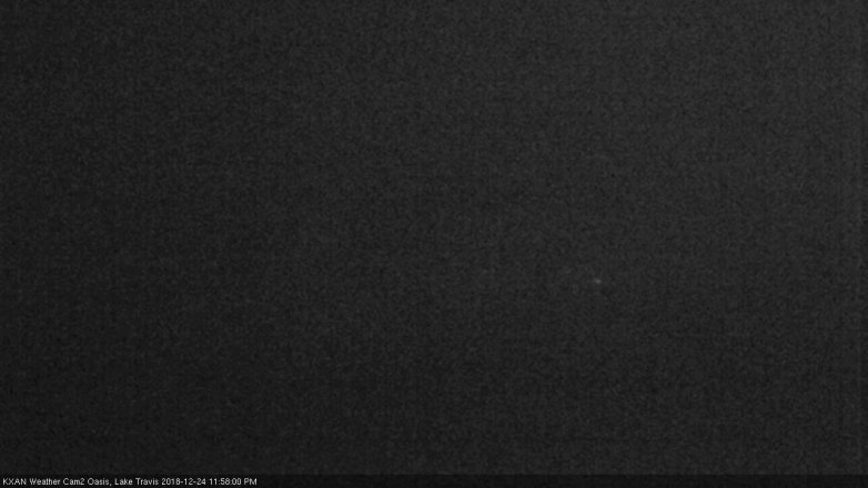 Lake Travis webcam, December 24, 2018 11:00 PM CT