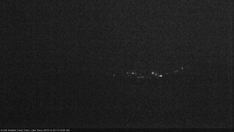 Lake Travis webcam, December 24, 2018 11:20 PM CT