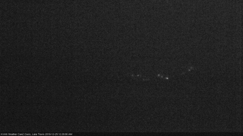 Lake Travis webcam, December 24, 2018 11:30 PM CT