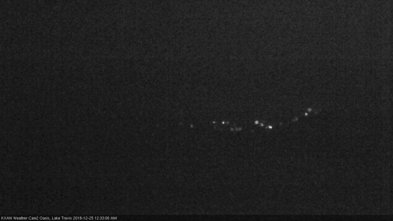 Lake Travis webcam, December 24, 2018 11:35 PM CT