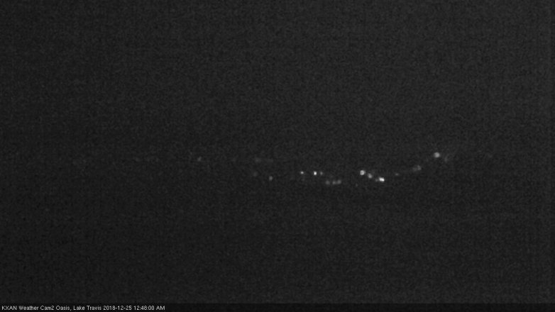 Lake Travis webcam, December 24, 2018 11:50 PM CT