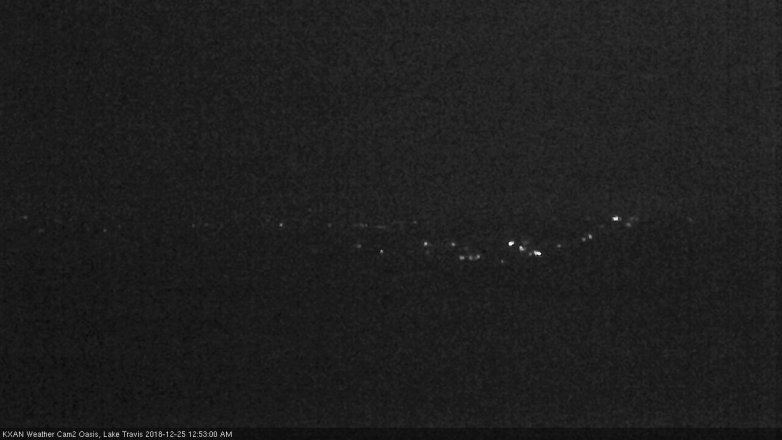 Lake Travis webcam, December 24, 2018 11:55 PM CT