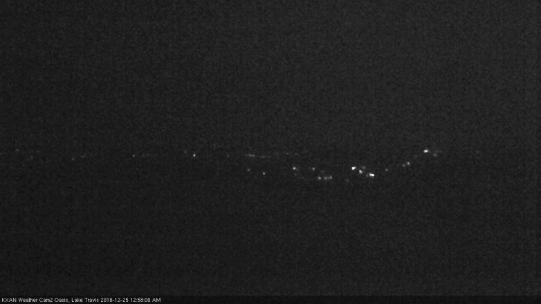 Lake Travis webcam, December 24, 2018 12:00 AM CT