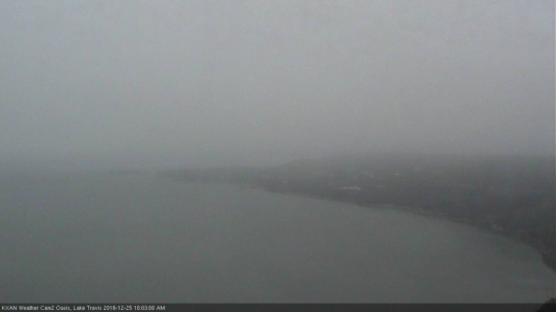 Lake Travis webcam, December 25, 2018 9:05 AM CT