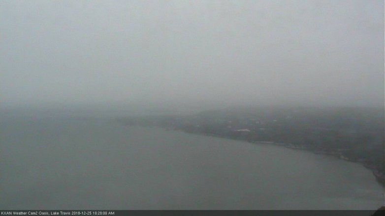 Lake Travis webcam, December 25, 2018 9:30 AM CT