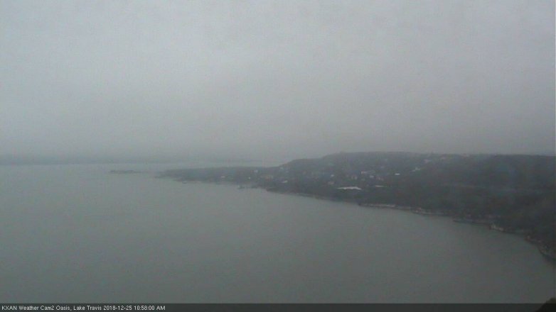 Lake Travis webcam, December 25, 2018 10:00 AM CT