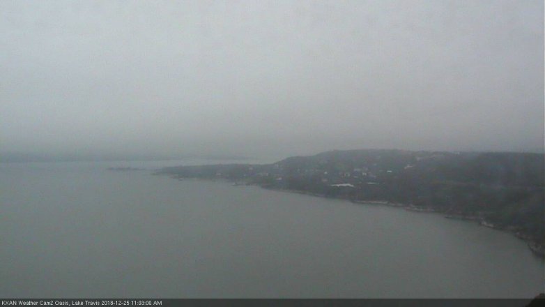 Lake Travis webcam, December 25, 2018 10:05 AM CT