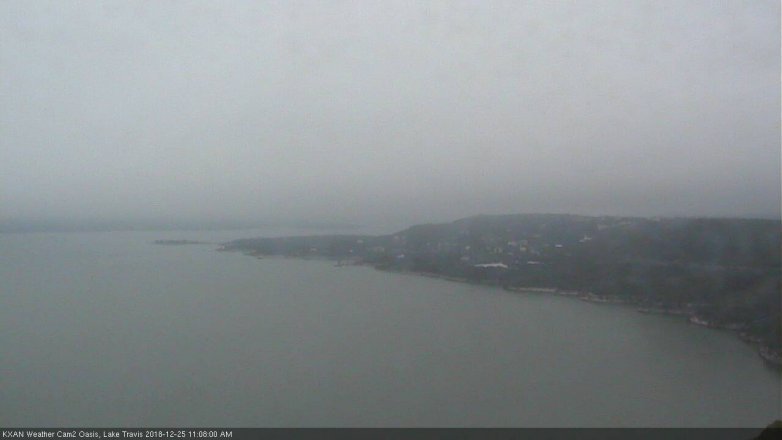 Lake Travis webcam, December 25, 2018 10:10 AM CT