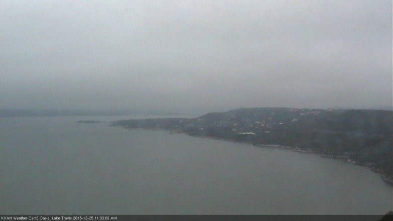 Lake Travis webcam, December 25, 2018 10:35 AM CT