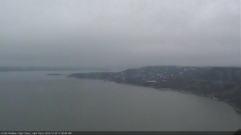 Lake Travis webcam, December 25, 2018 10:40 AM CT