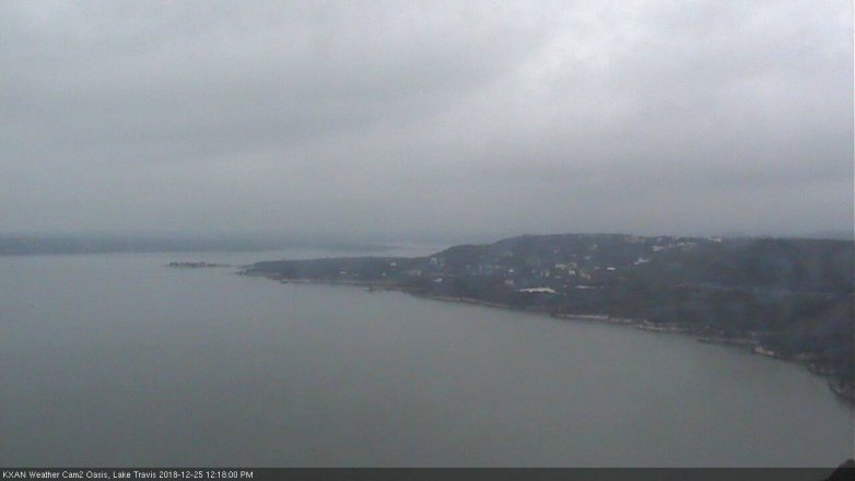 Lake Travis webcam, December 25, 2018 11:20 AM CT