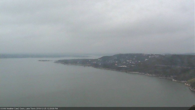 Lake Travis webcam, December 25, 2018 11:30 AM CT
