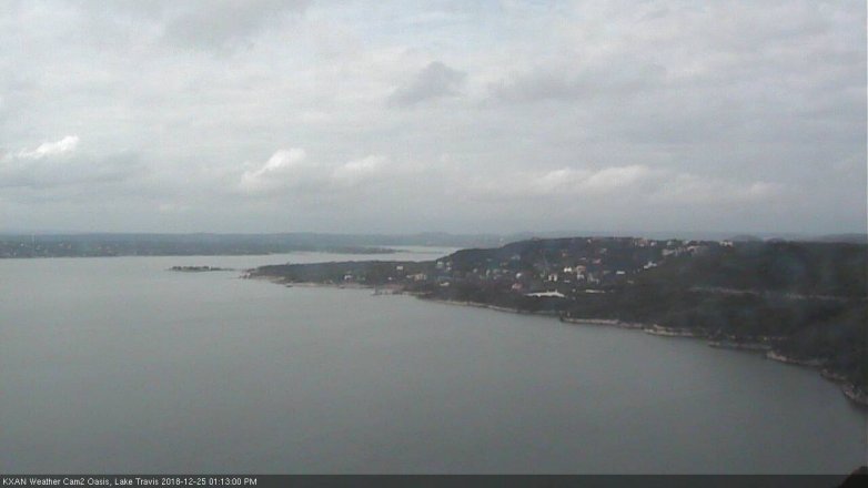 Lake Travis webcam, December 25, 2018 12:15 PM CT