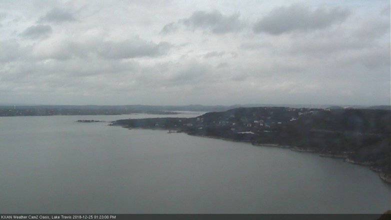 Lake Travis webcam, December 25, 2018 12:25 PM CT