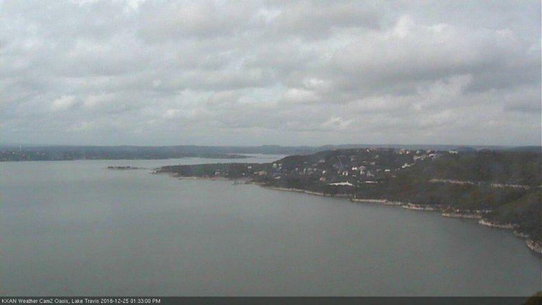 Lake Travis webcam, December 25, 2018 12:35 PM CT