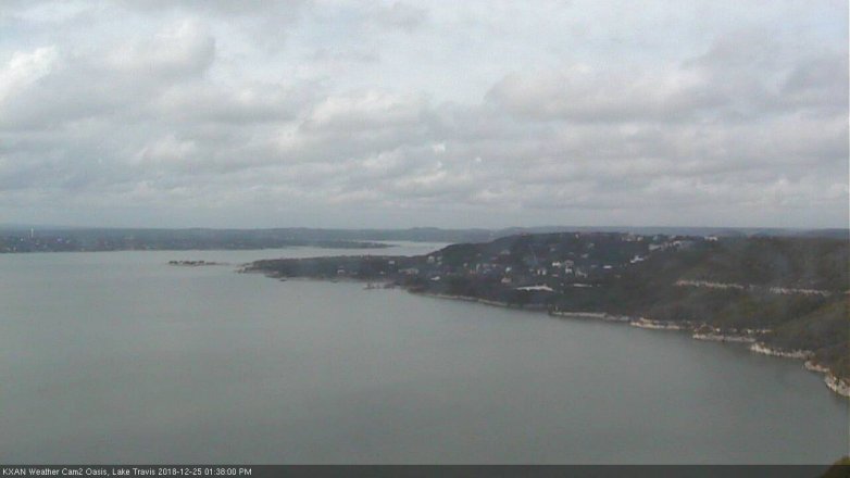 Lake Travis webcam, December 25, 2018 12:40 PM CT