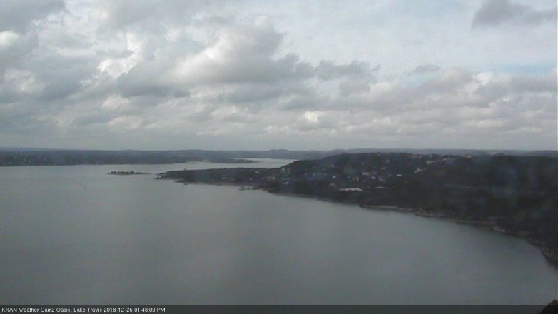 Lake Travis webcam, December 25, 2018 12:50 PM CT