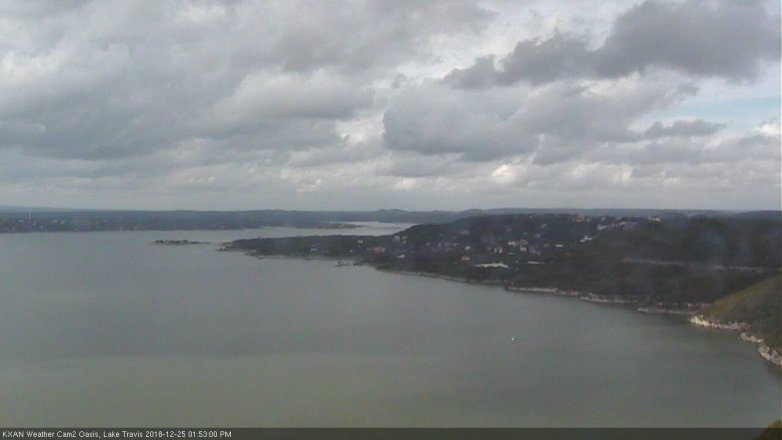 Lake Travis webcam, December 25, 2018 12:55 PM CT