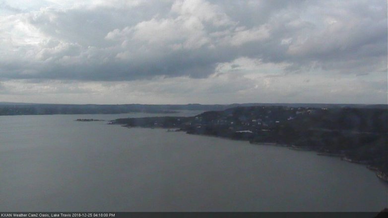 Lake Travis webcam, December 25, 2018 3:20 PM CT
