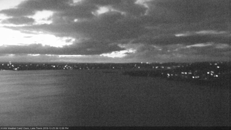 Lake Travis webcam, December 25, 2018 5:15 PM CT