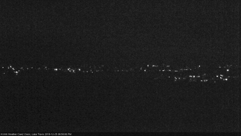 Lake Travis webcam, December 25, 2018 6:00 PM CT