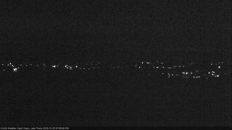Lake Travis webcam, December 25, 2018 6:10 PM CT