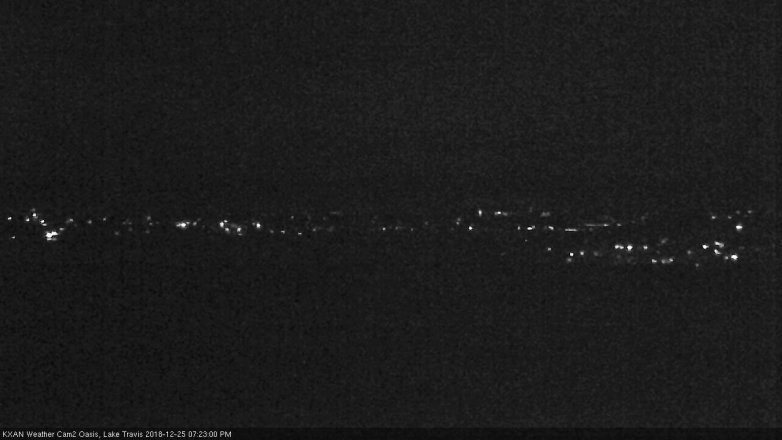 Lake Travis webcam, December 25, 2018 6:25 PM CT