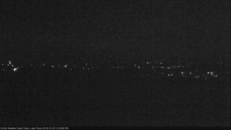 Lake Travis webcam, December 25, 2018 10:55 PM CT