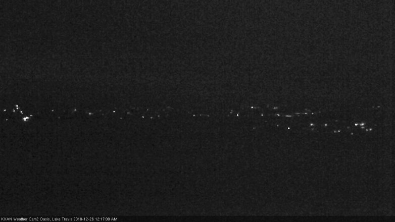 Lake Travis webcam, December 25, 2018 11:20 PM CT