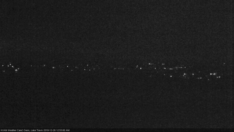 Lake Travis webcam, December 25, 2018 11:55 PM CT