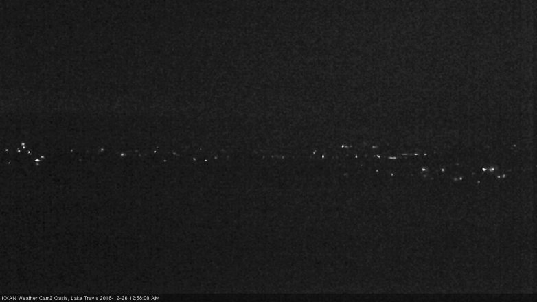 Lake Travis webcam, December 25, 2018 12:00 AM CT