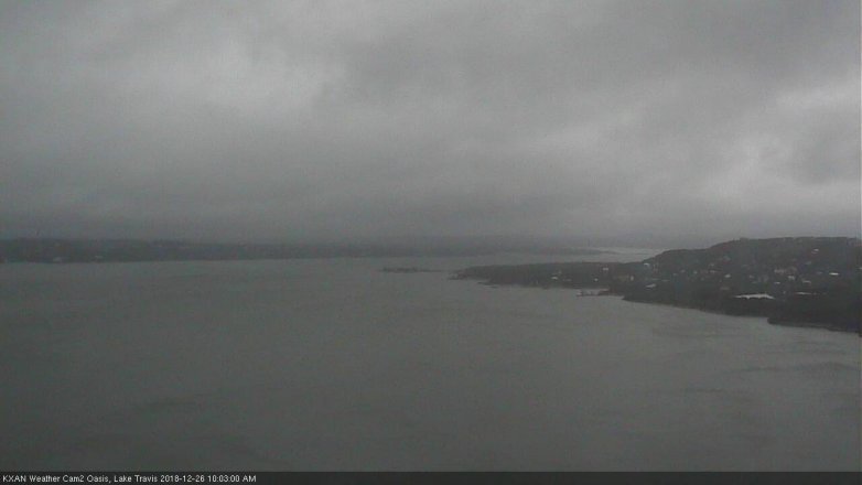 Lake Travis webcam, December 26, 2018 9:05 AM CT
