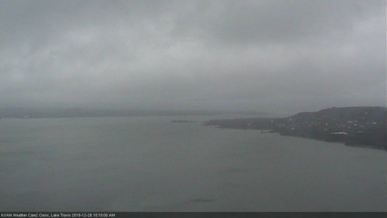 Lake Travis webcam, December 26, 2018 9:20 AM CT