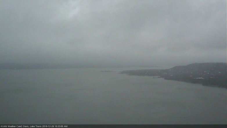 Lake Travis webcam, December 26, 2018 9:35 AM CT