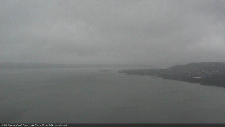 Lake Travis webcam, December 26, 2018 9:45 AM CT