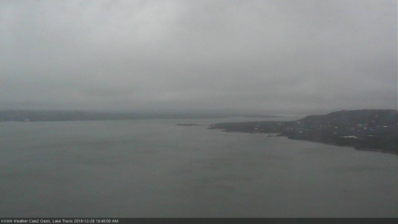 Lake Travis webcam, December 26, 2018 9:50 AM CT