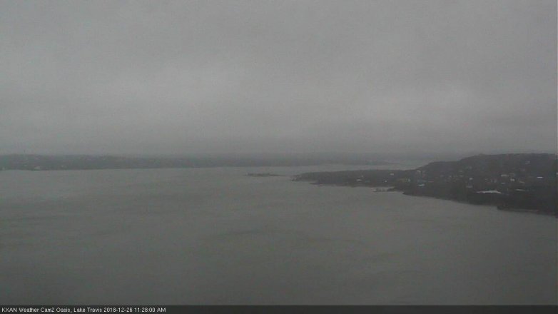 Lake Travis webcam, December 26, 2018 10:30 AM CT