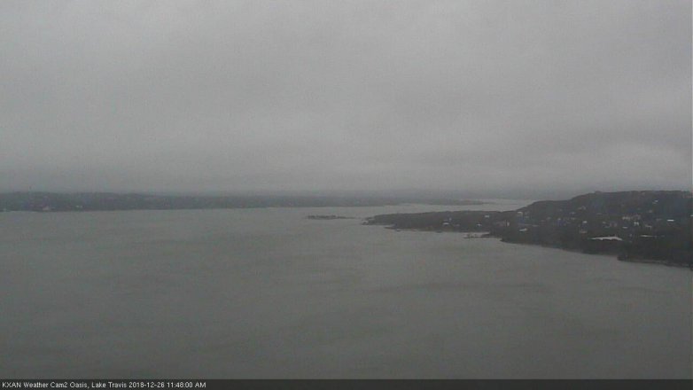 Lake Travis webcam, December 26, 2018 10:50 AM CT