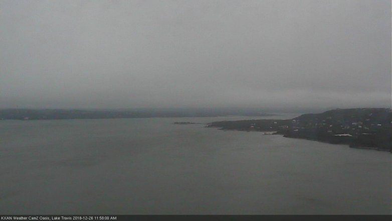 Lake Travis webcam, December 26, 2018 11:00 AM CT