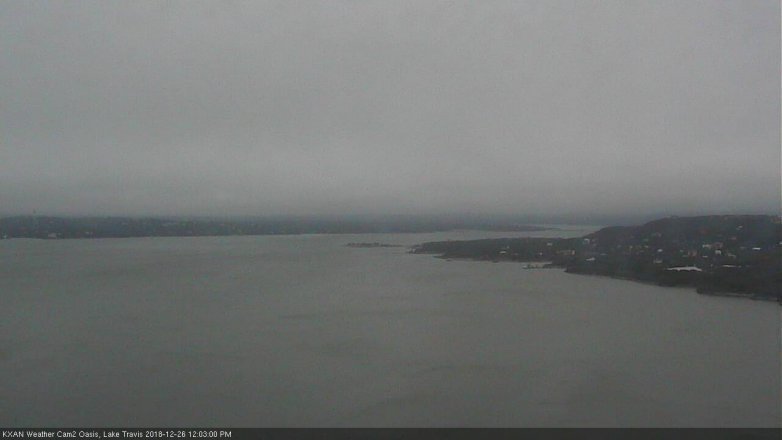 Lake Travis webcam, December 26, 2018 11:05 AM CT
